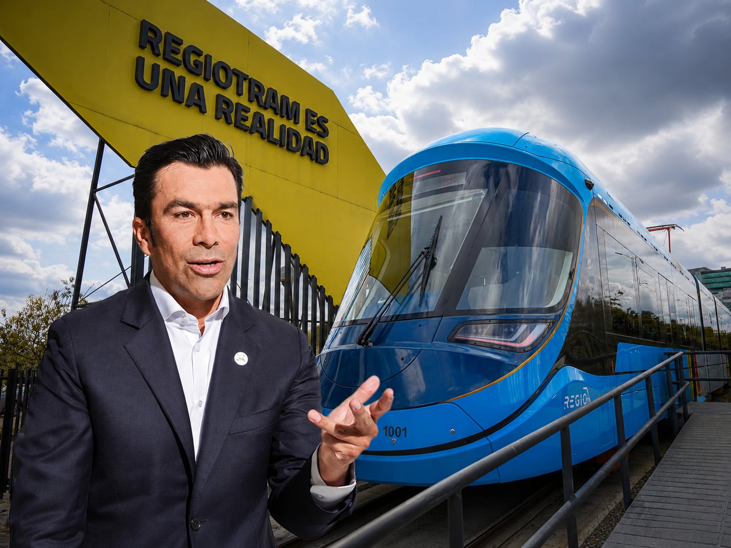 El gobernador de Cundinamarca fue claro en decir que la ciudad es y será parte fundamental de la obra ferroviaria.