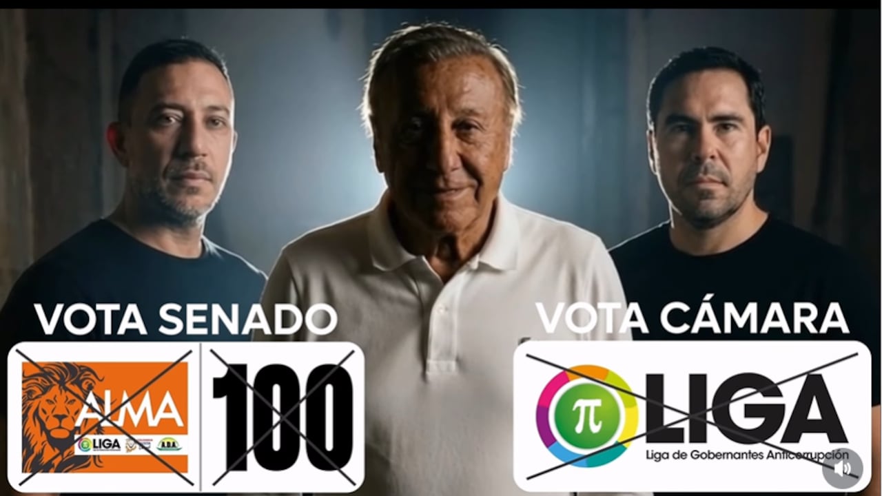 Rodolfo Hernández y su hijo Rodolfo José.