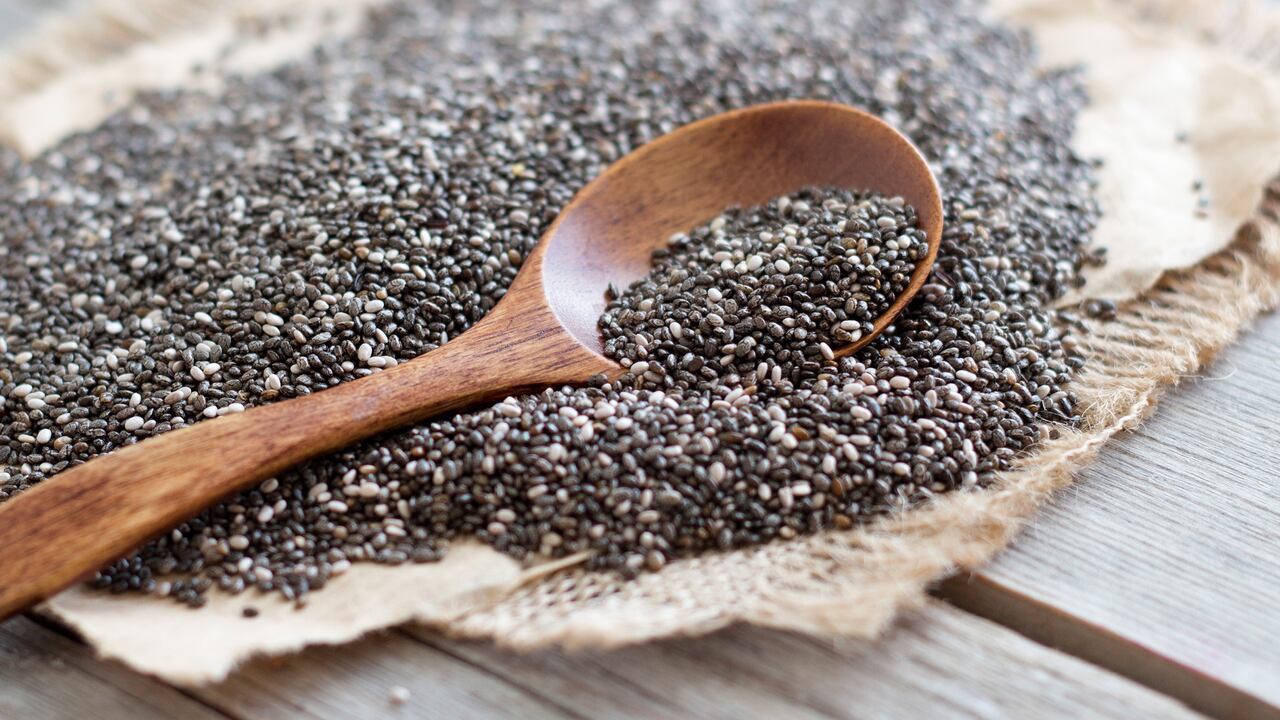 Las semillas de chía están compuestas de omega-3.