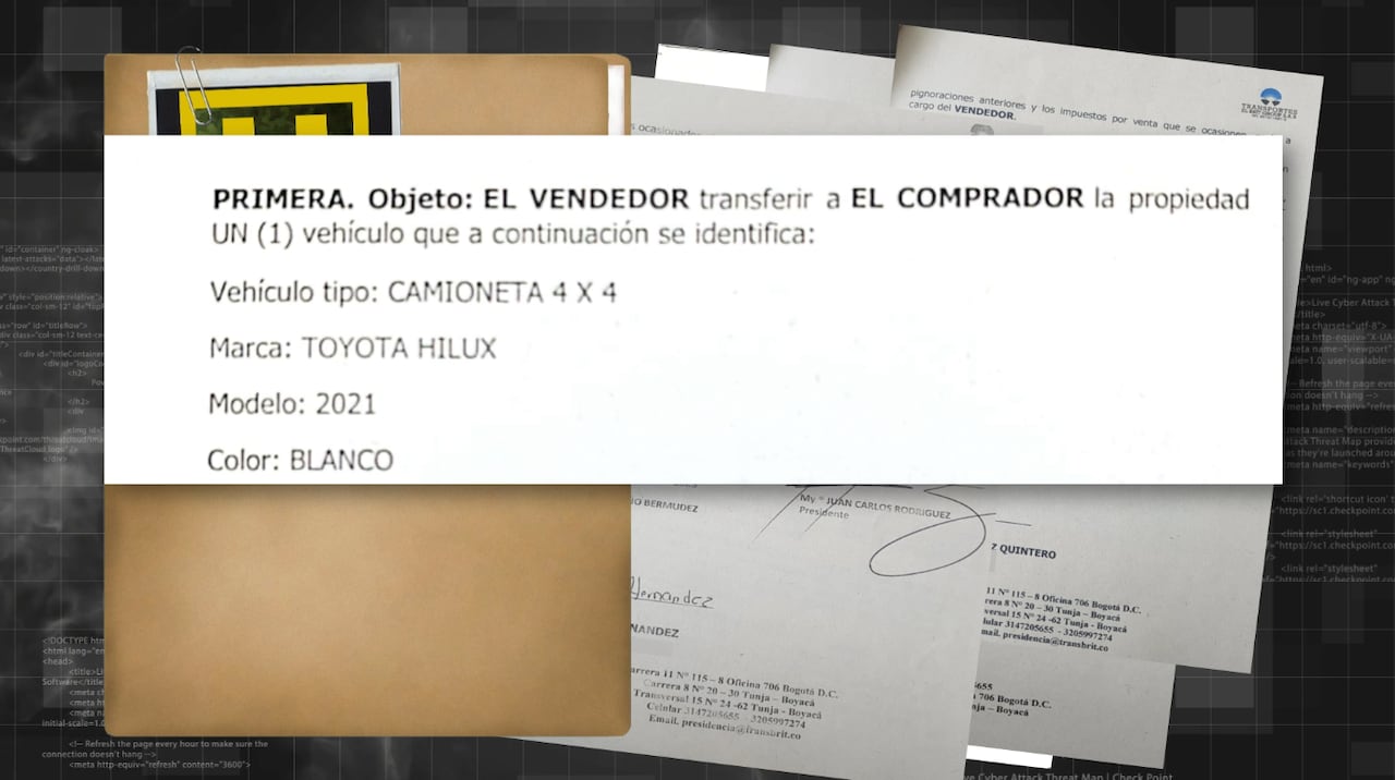 Rodríguez explicó que compraría 1000 camionetas de placa blanca, del modelo Hilux (Toyota) modelo 2021 de las cuales 200 serían "vendidas" a sus empleados.