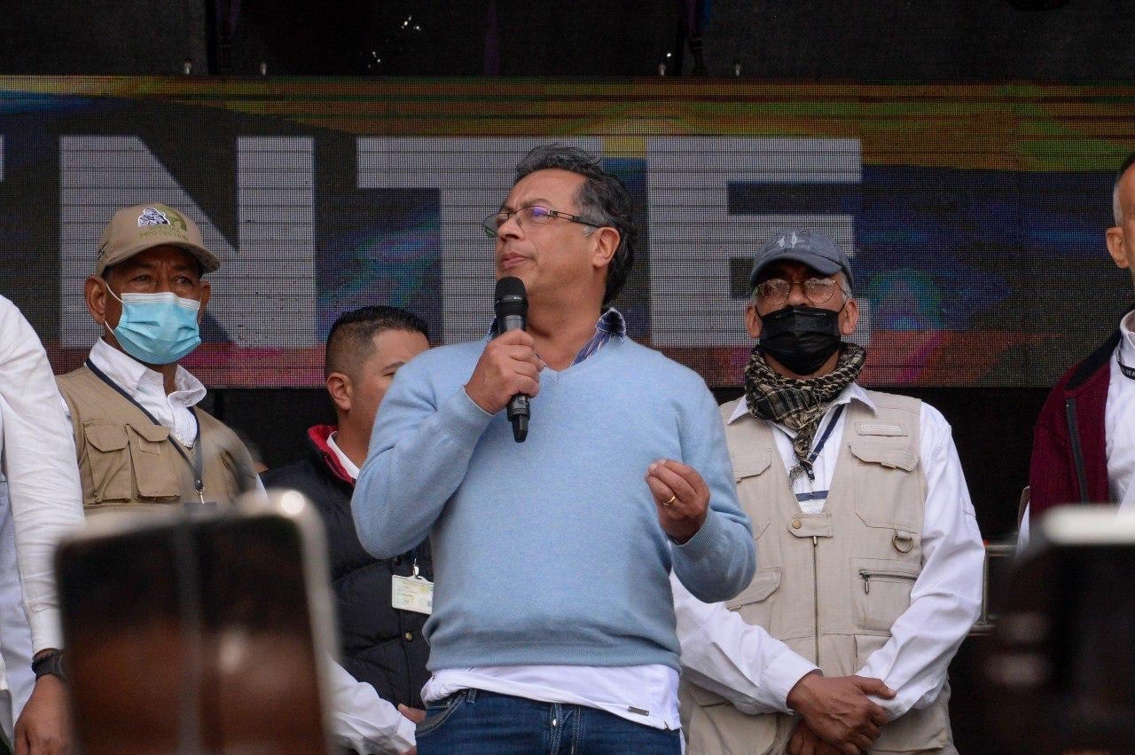 Candidato presidencial Gustavo Petro.