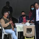 Gustavo Petro votación, vota, voto Petro