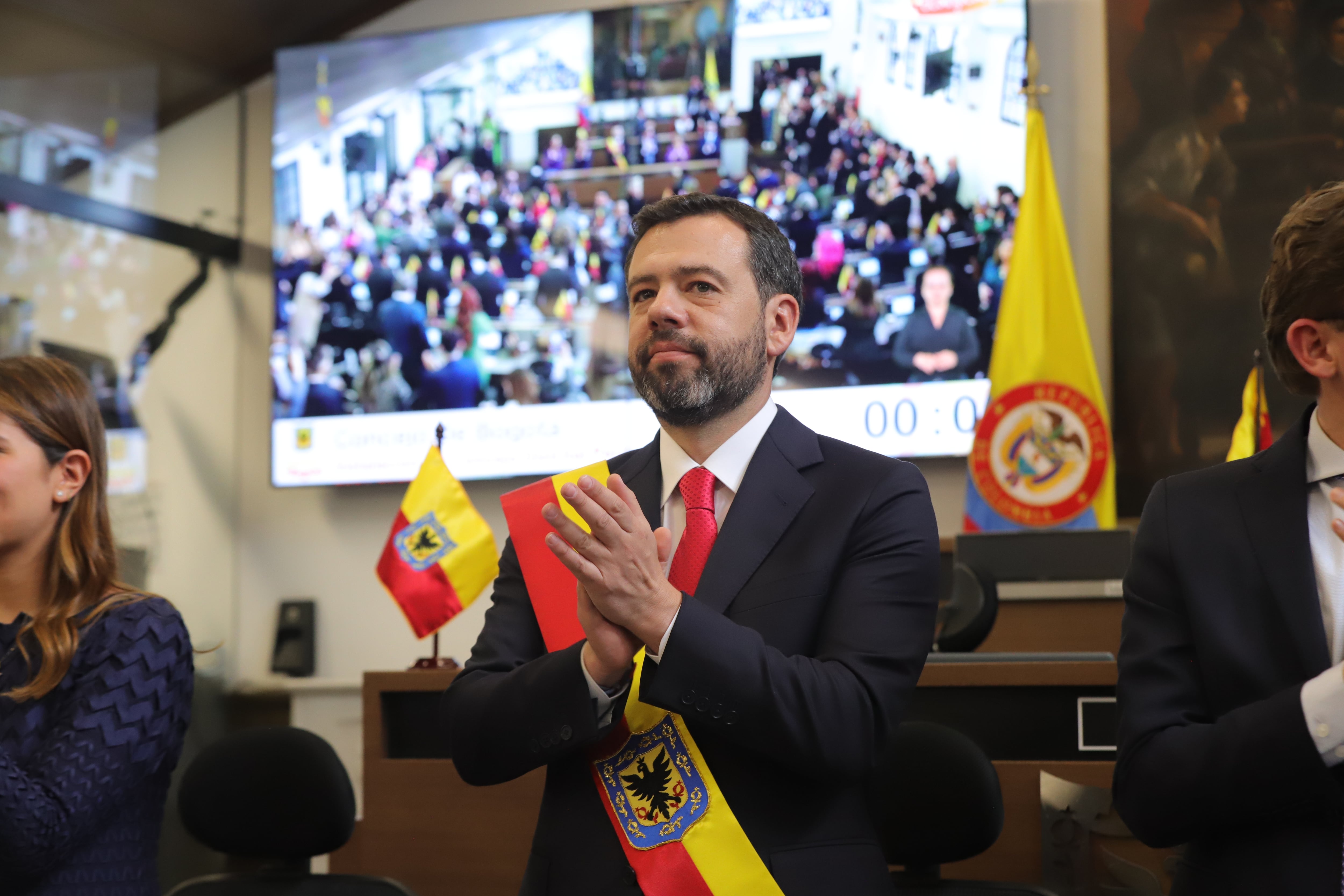 Instalación Concejo de Bogotá por el Alcalde Electo Carlos Fernando Galán