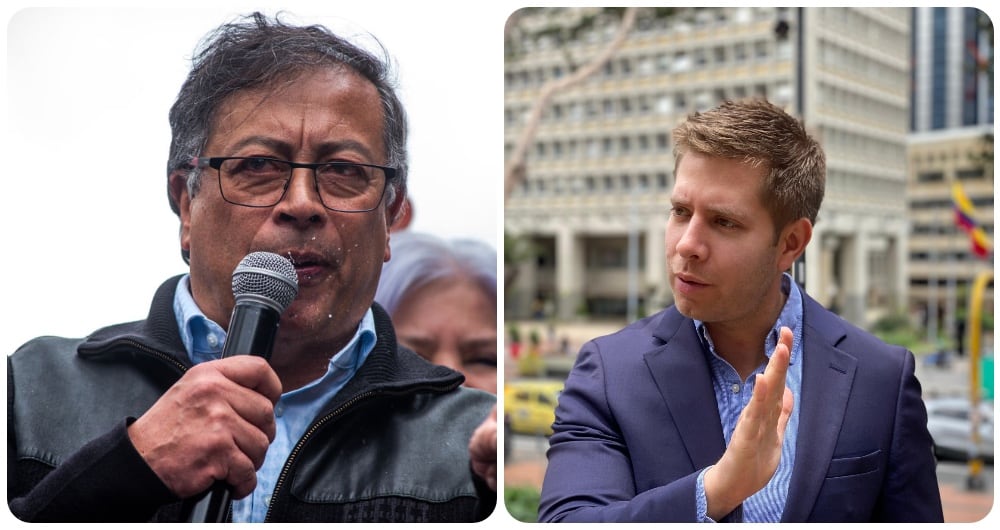 Gustavo Petro y Josias Fiesco.