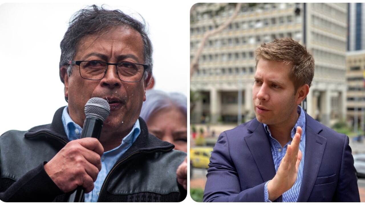 Gustavo Petro y Josias Fiesco.