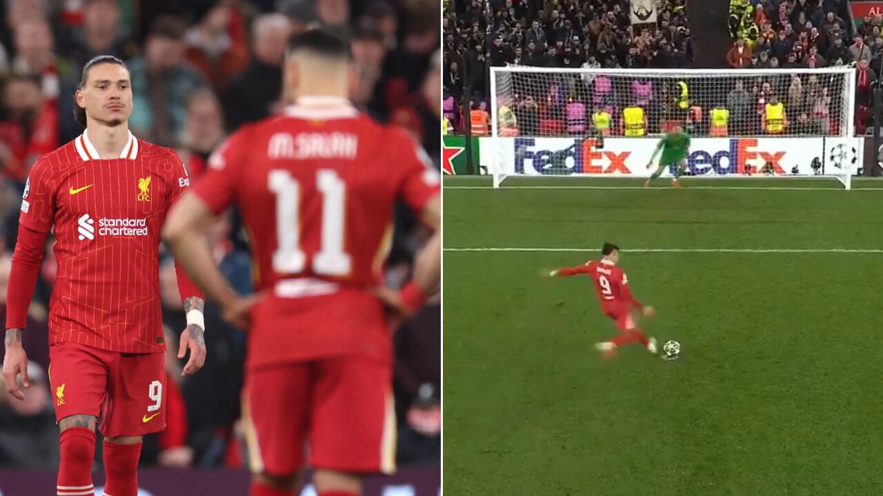 Darwin Núñez y el penal que echó al olvido el sueño del Liverpool por su séptima Champions.