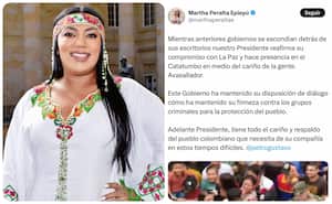 Martha Peralta y el mensaje de X