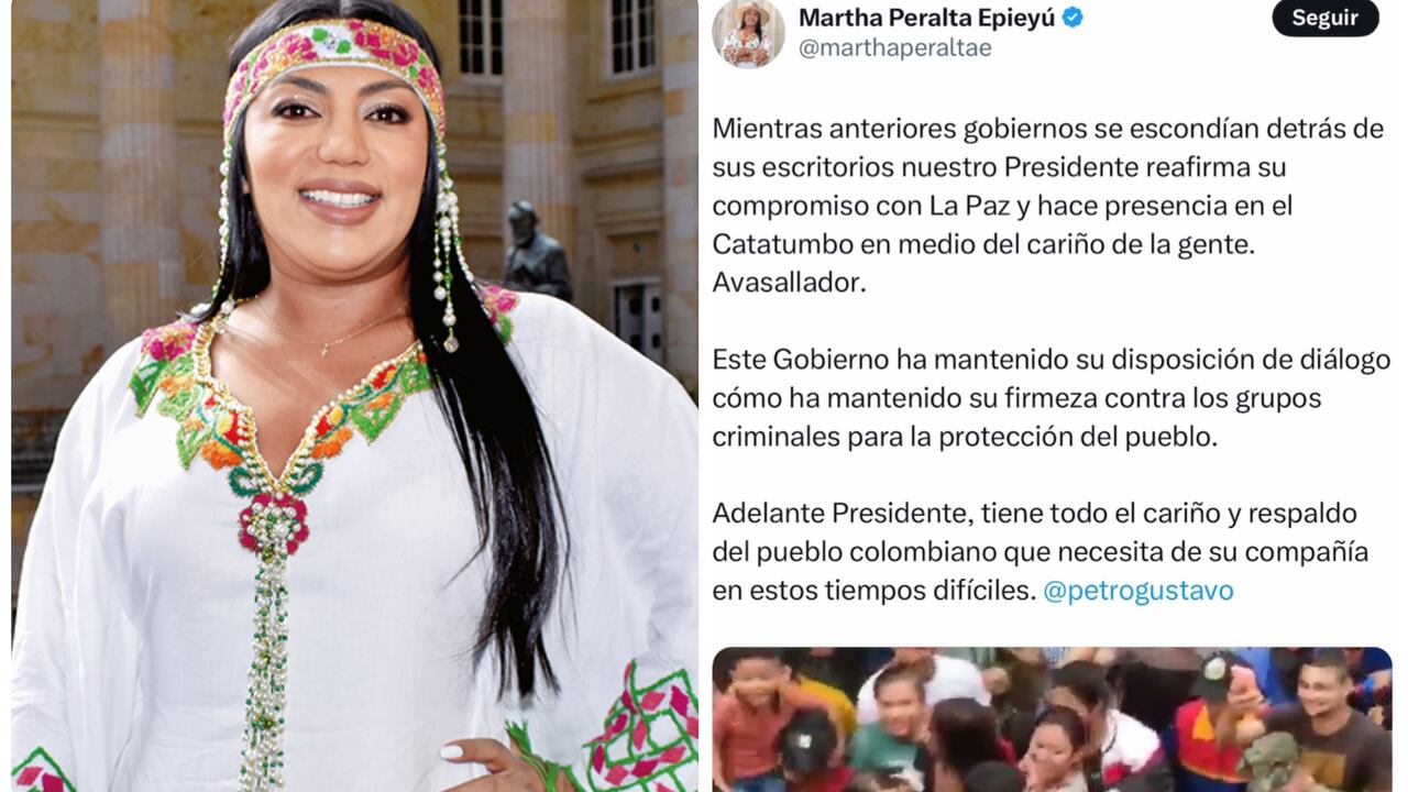 Martha Peralta y el mensaje de X