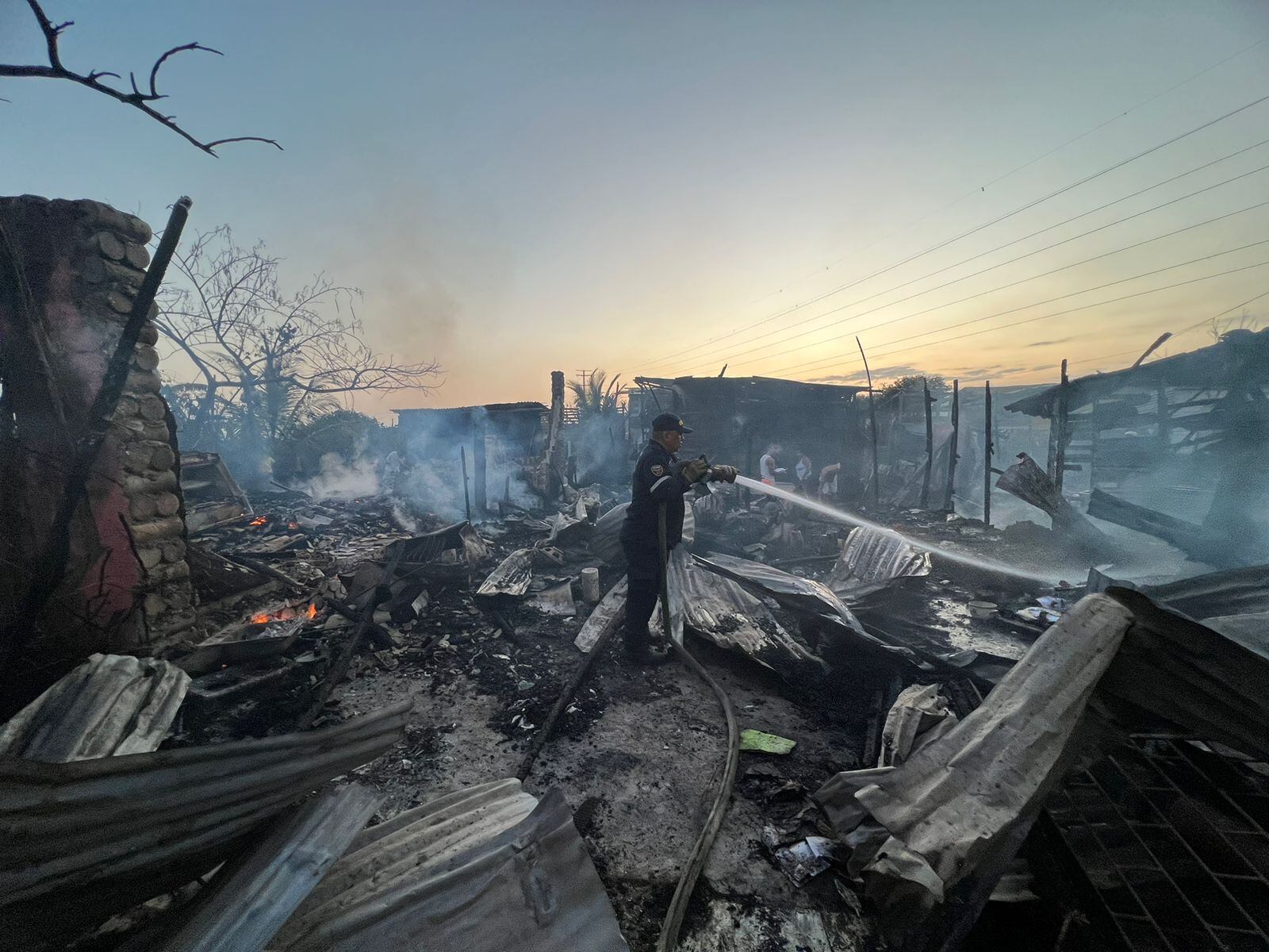 Incendio en Cartagena