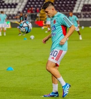 Daniel Ruíz, uno de los jugadores destacados de la Selección Colombia.
