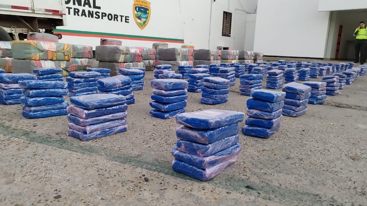 Los paquetes estaban en 24 costales