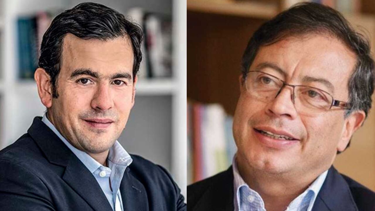 Rodrigo Lara y Gustavo Petro