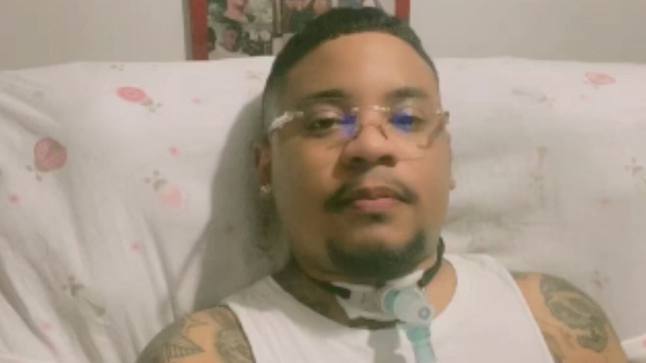 Deportista colombiano pide ayuda.