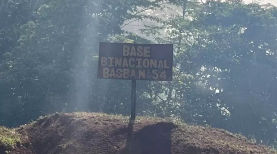 Fotografía publicada por el mayor Karol Felipe García Murillo antes de morir en Chocó.