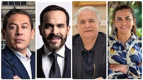 Carlos Amaya, Abelardo De La Espriella, Rodrigo Villalba y Rafaela Cortés.