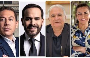 Carlos Amaya, Abelardo De La Espriella, Rodrigo Villalba y Rafaela Cortés.