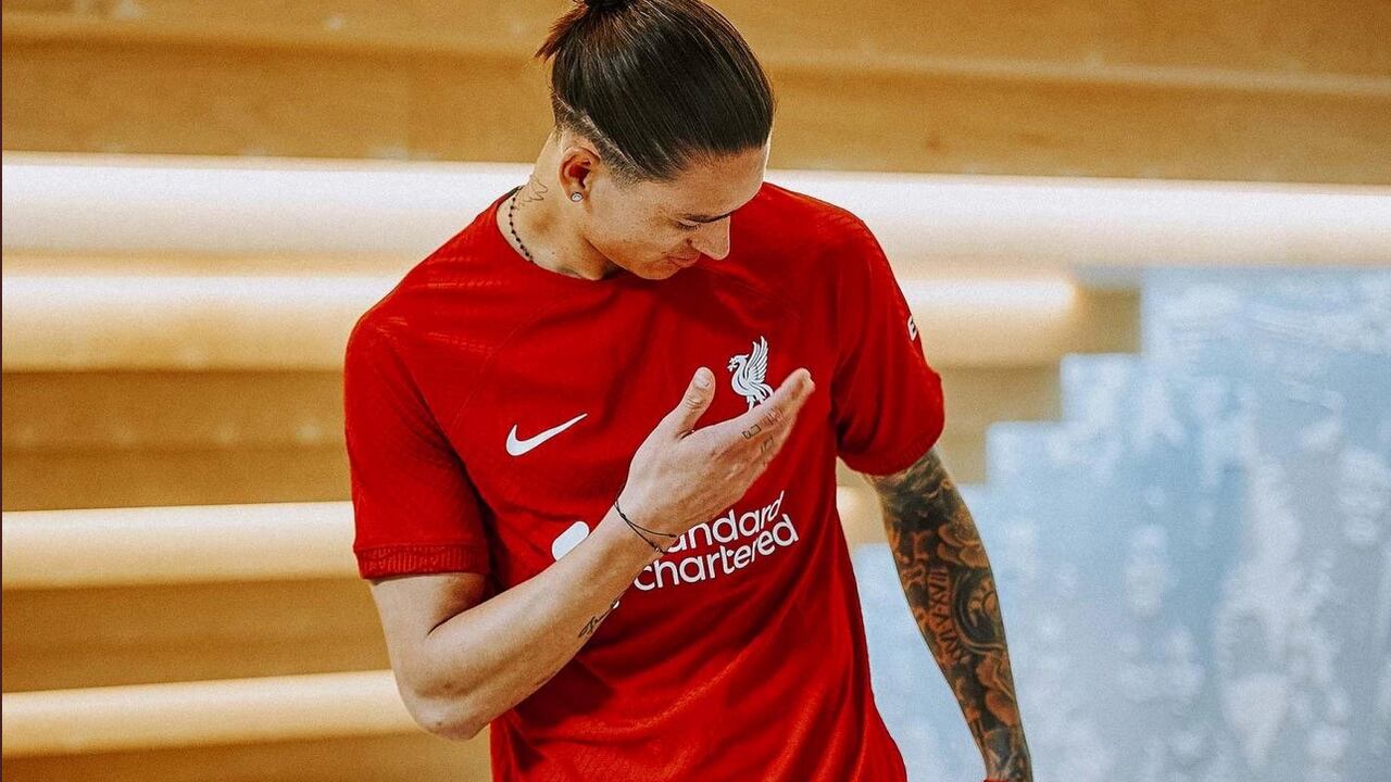 Darwin Nuñez, delantero uruguayo al servicio de Liverpool