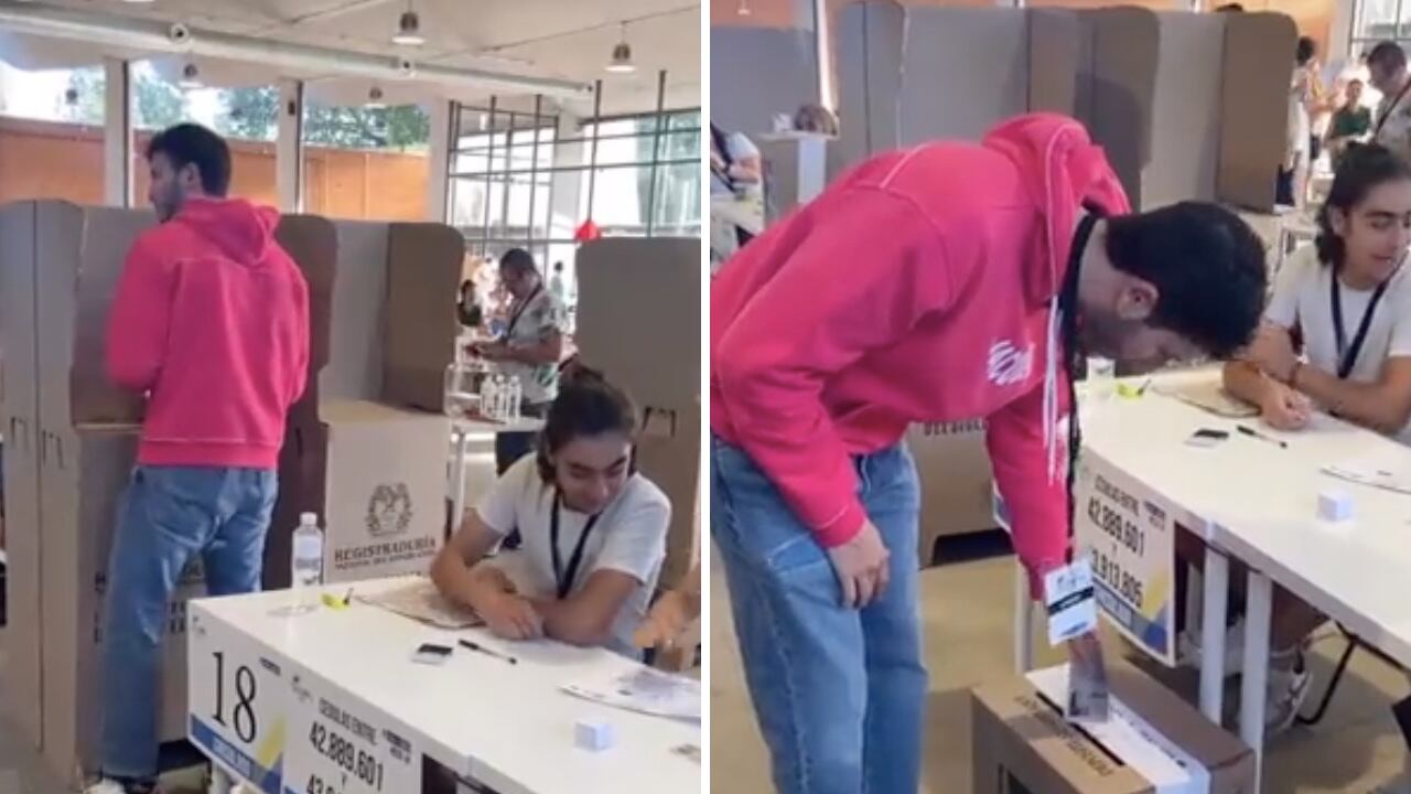 El colombiano, Sebastián Yatra, es jurado de votación en las elecciones de junio 19.