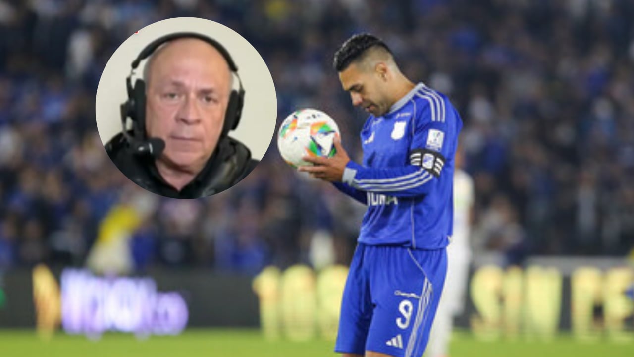 Carlos Antonio Vélez reaccionó a la lesión de Falcao con Millonarios.