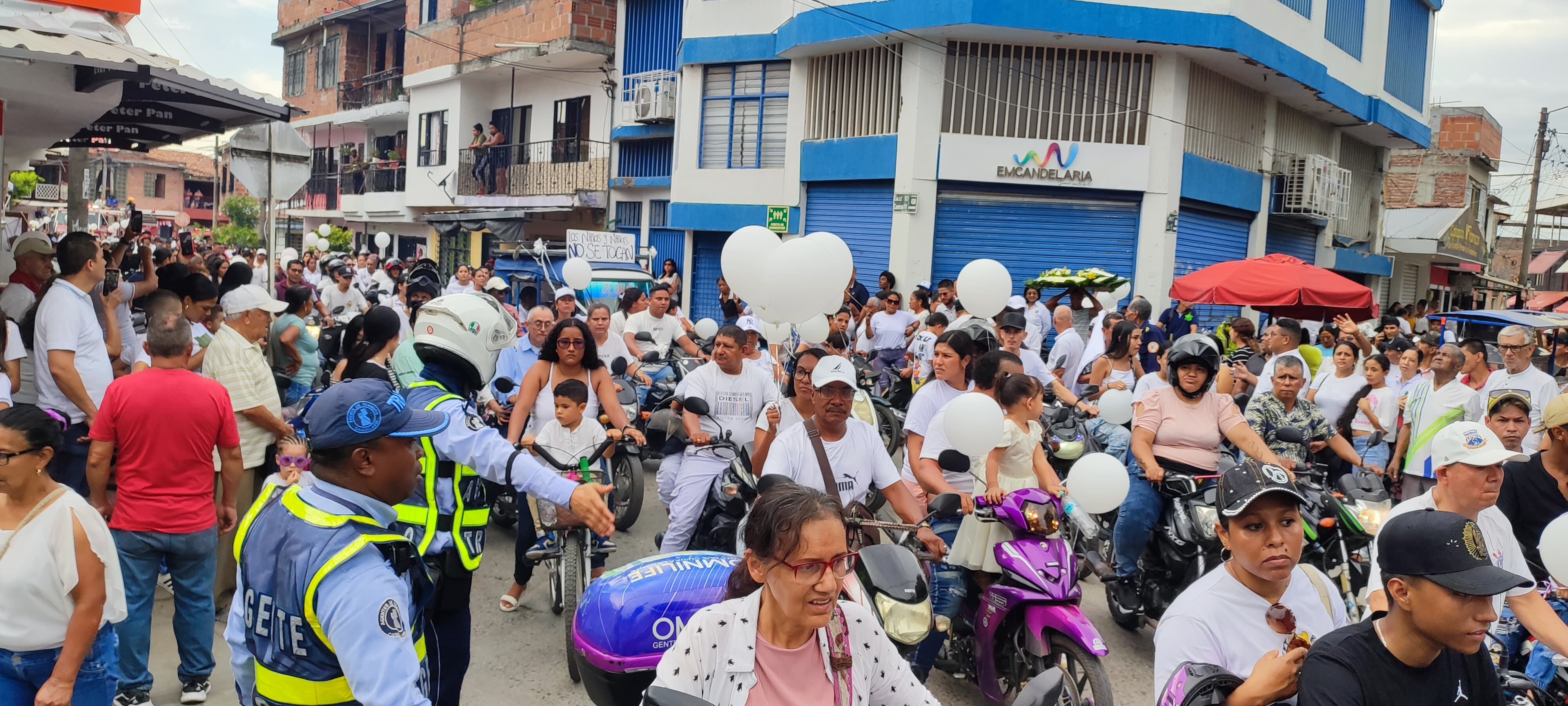 Exequias en Candelaria, Valle de la niña Sofia Delgado