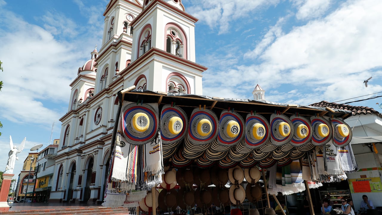 Parque Bolívar del municipio de El Espinal, Tolima.