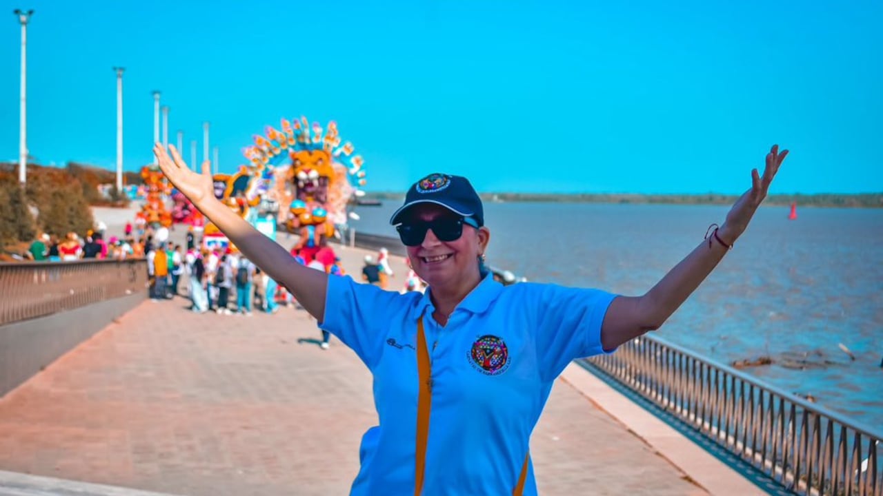 Lisbeth Díaz, jefe de prensa del Carnaval de Barranquilla, quien murió este viernes 31 de mayo de 2024.