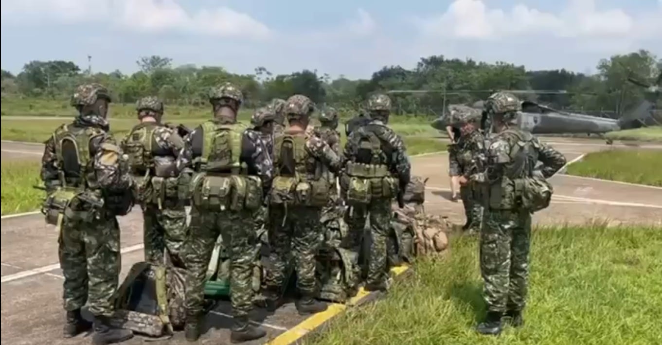 El operativo incluyó un bombardeo y acciones conjuntas de la Fuerza Pública
