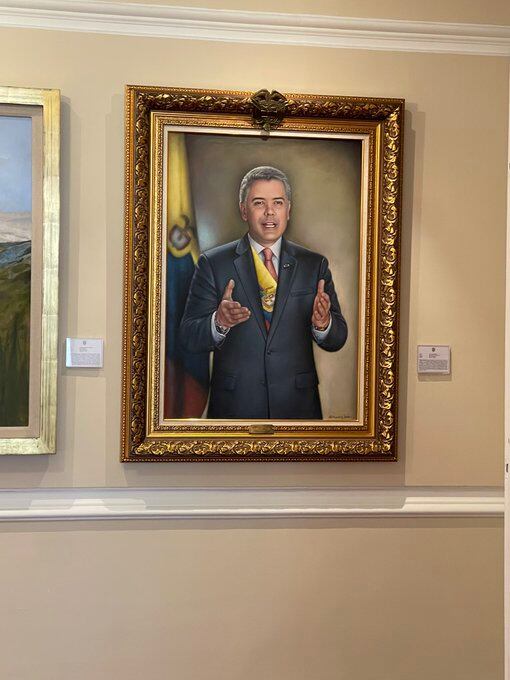 Cuadro presidente Iván Duque