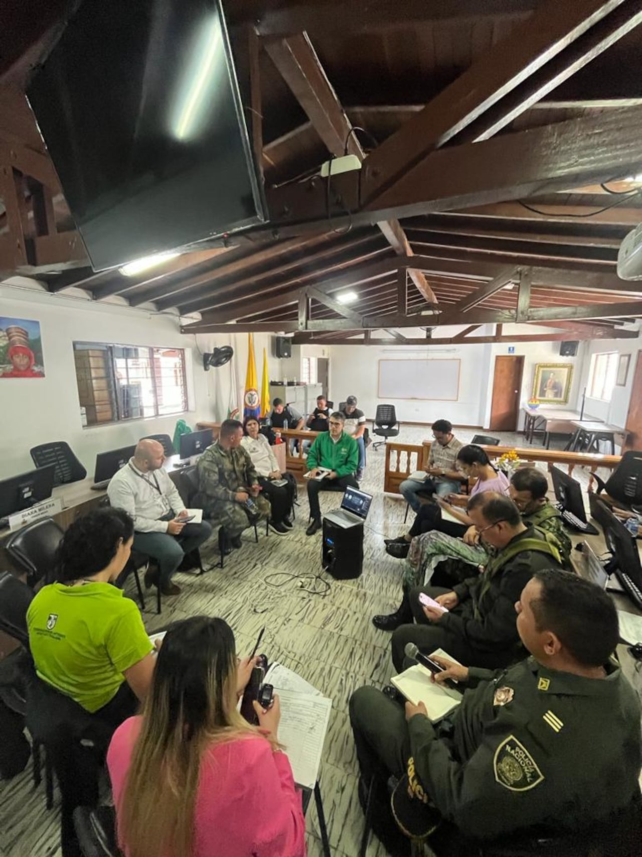 Se acordó incrementar las capacidades de judicialización, persecución del delito y prevención en todo el municipio de Ituango
