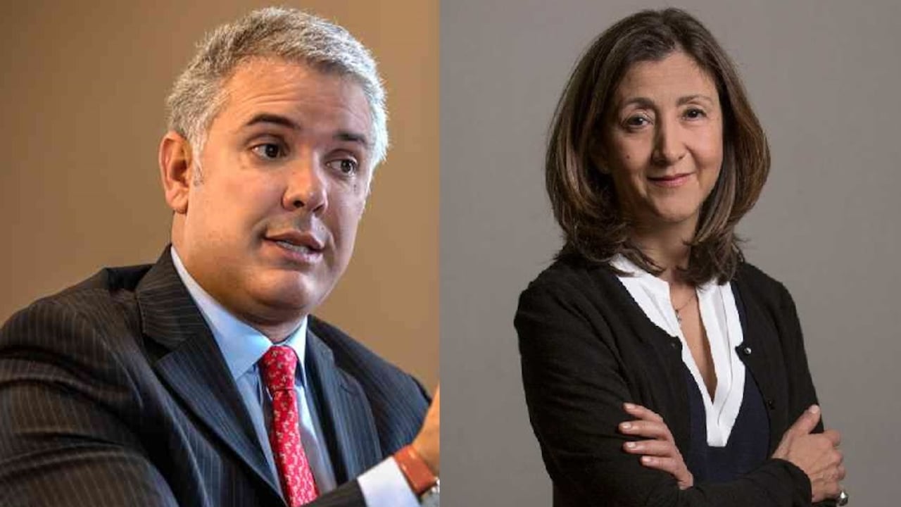 Iván Duque e Íngrid Betancourt