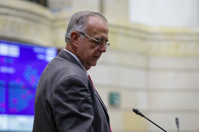 El ministro de Defensa, Iván Velásquez.