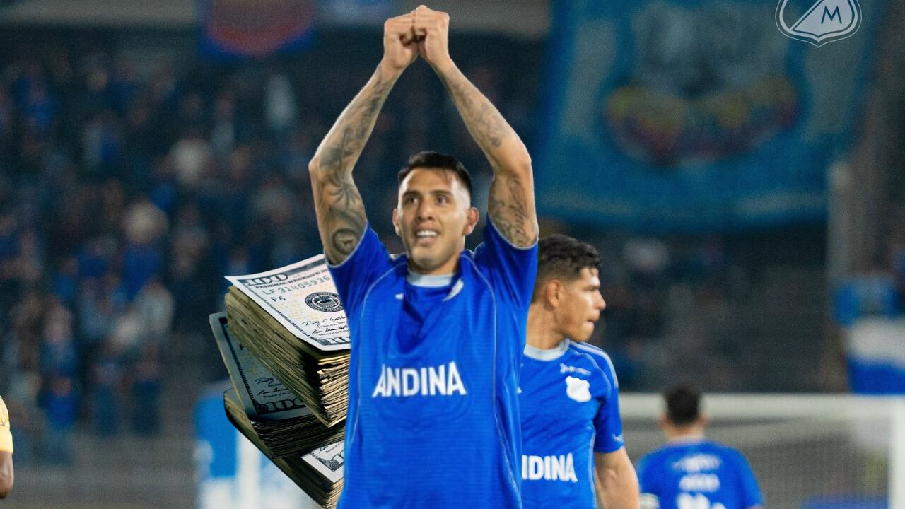 Rodrigo Contreras permanece a préstamo en Millonarios. Antes de que se acabe el tiempo, el azul deberá decidir su compra