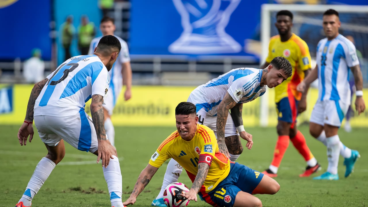 Colombia enfrentará a Argentina en condición de visitante.