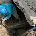 Técnicos del Acueducto de Bogotá atienden contingencia en tubería del barrio Tintal en Kennedy
