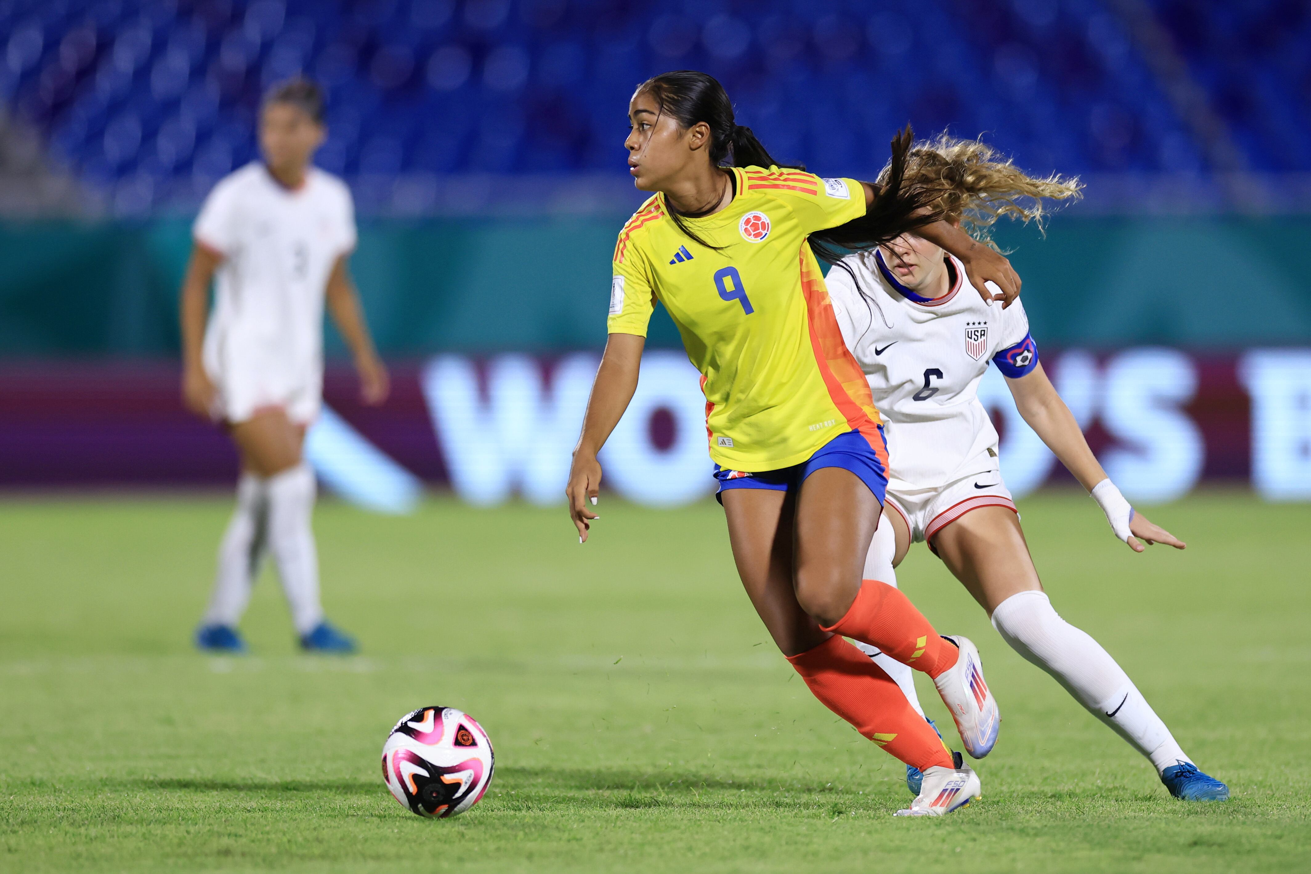Estados Unidos dominó de principio a fin el juego contra Colombia.