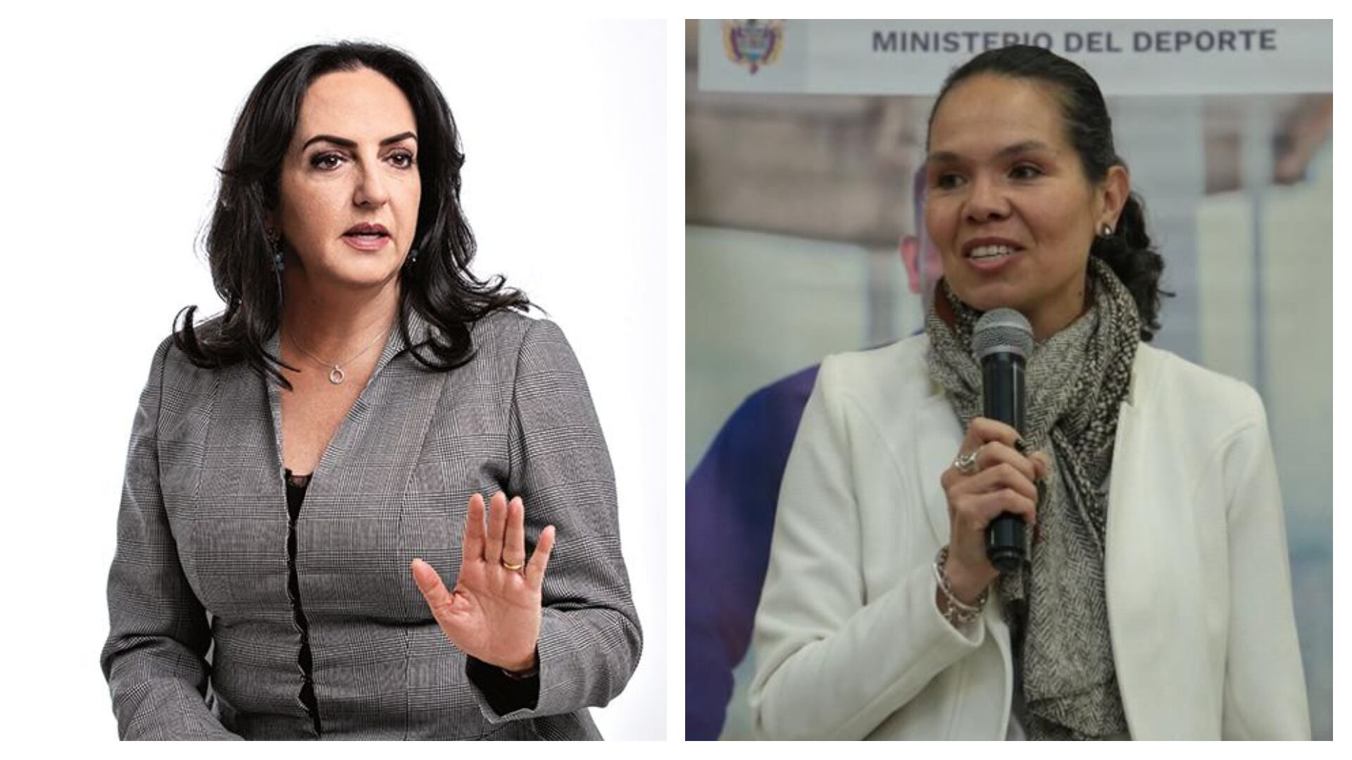 María Fernanda Cabal y Astrid Rodríguez.