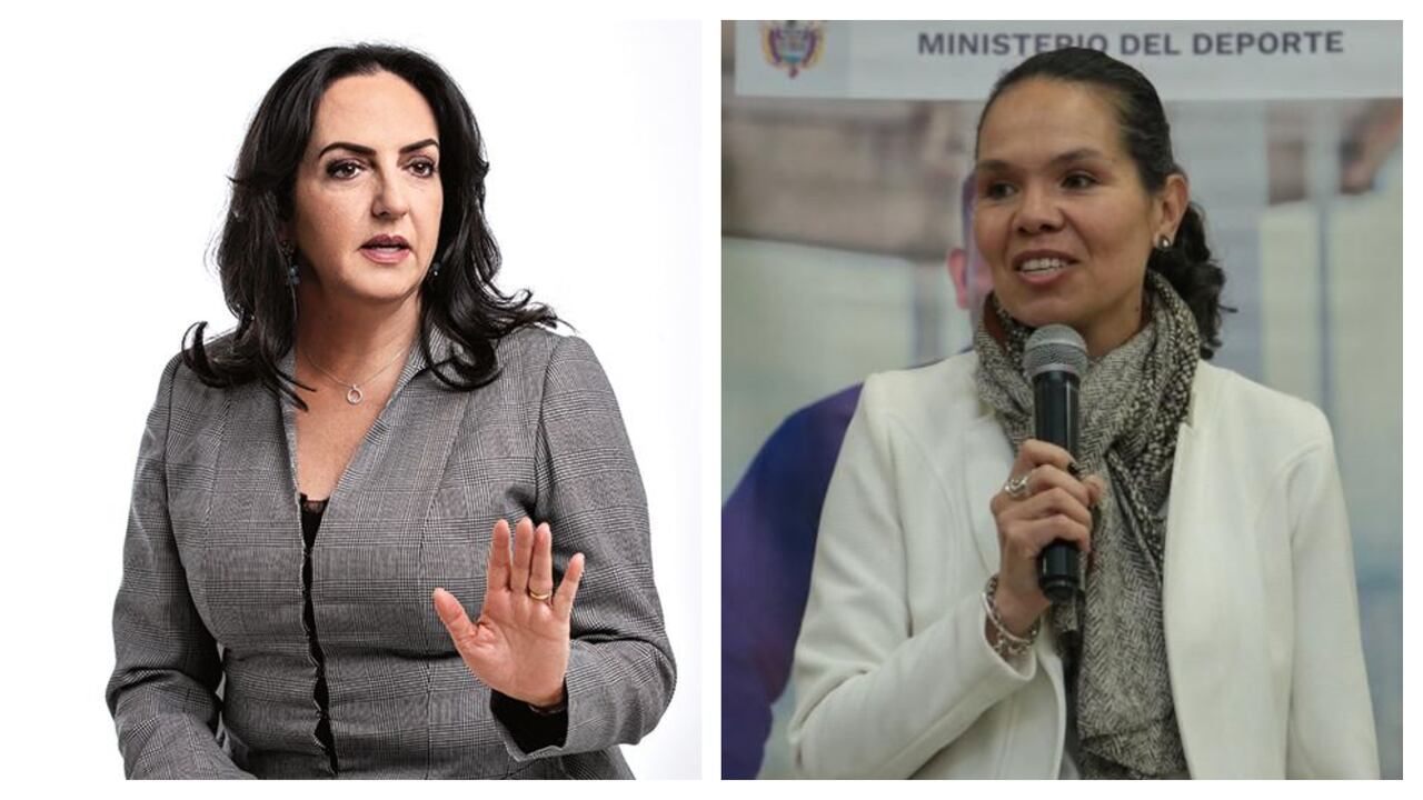 María Fernanda Cabal y Astrid Rodríguez.