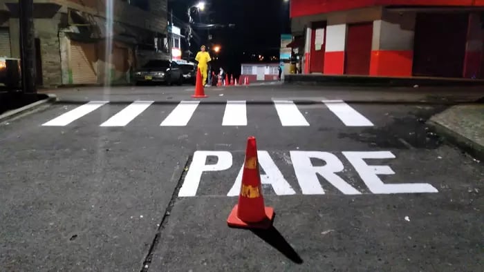 Adicional a esto indican que en la vigencia 2022, hicieron 62.000 metros de líneas de carril en Pereira
