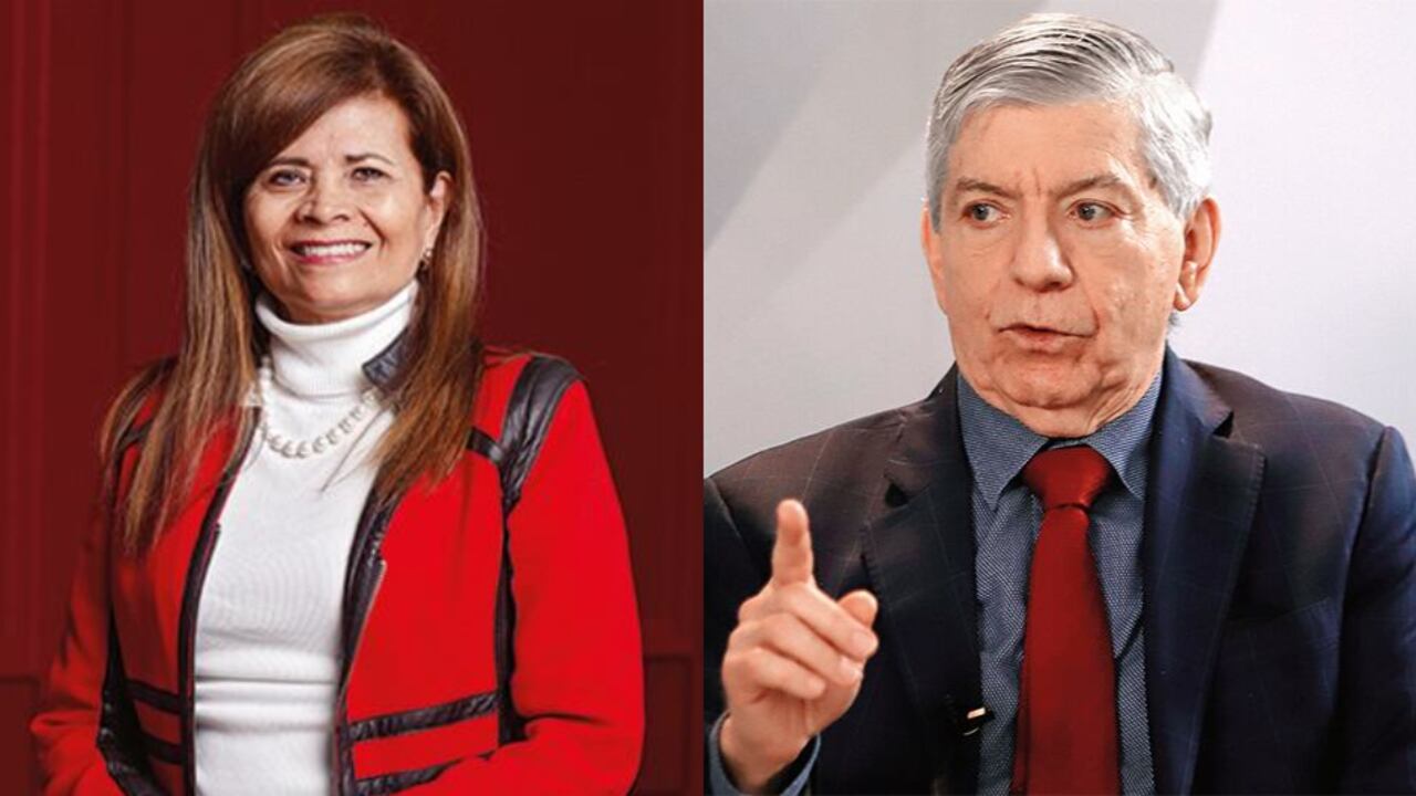 Representante Piedad Correal y el expresidente César Gaviria.