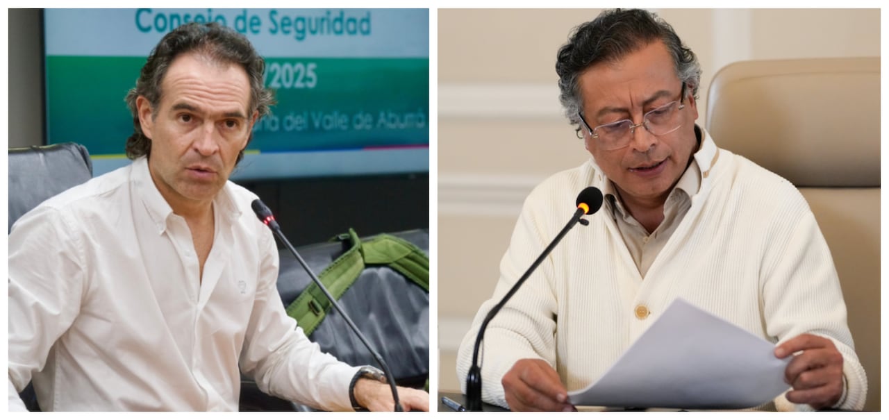 Nuevo rifirrafe entre Fico Gutiérrez y el presidente Gustavo Petro por la visita de este último a Medellín.