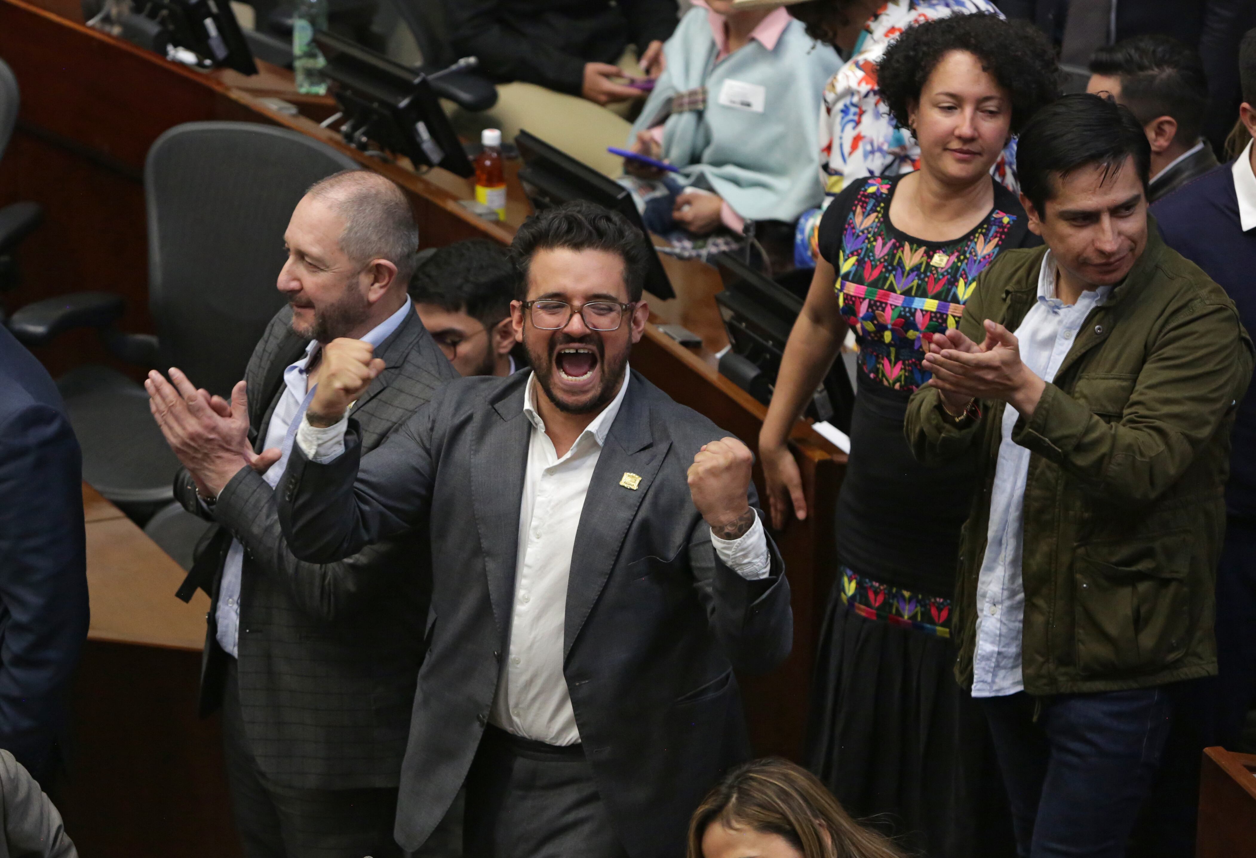 Aprobada la reforma pensional en segundo debate en la plenaria del Senado 
Senador Inti Asprilla
Bogota abril 23 del 2024
Foto Guillermo Torres Reina / Semana