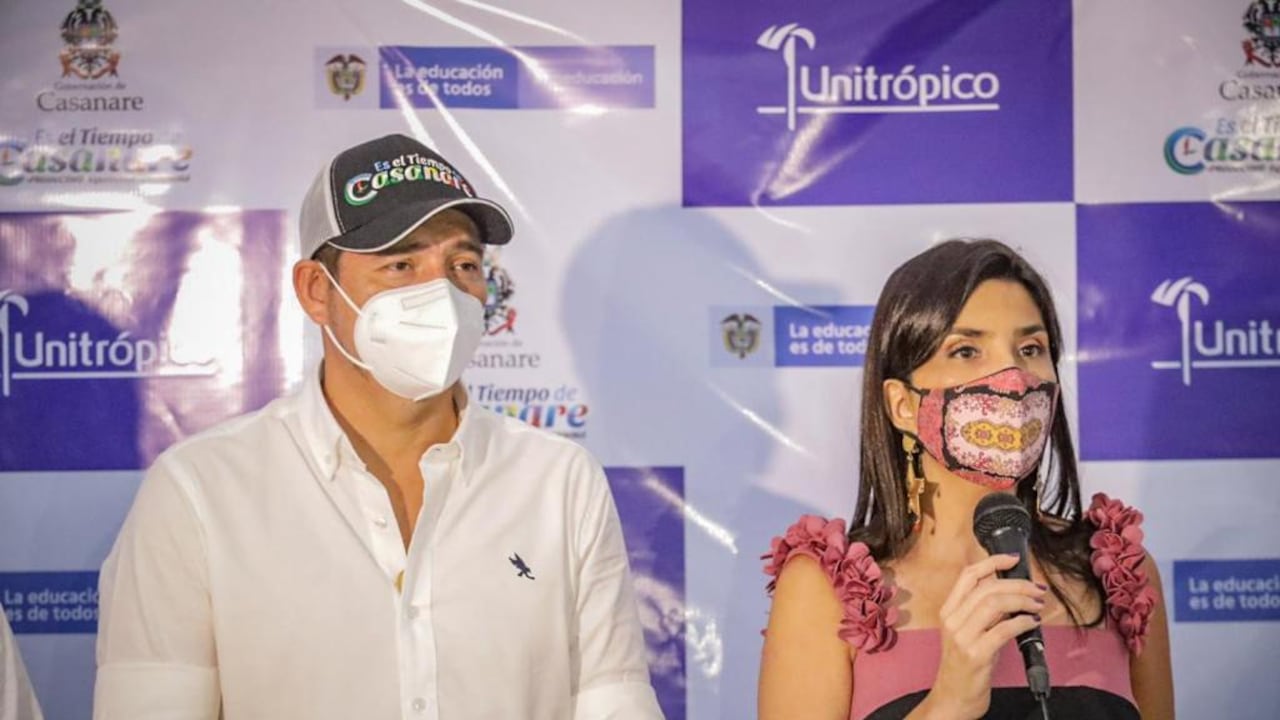 Gobernador de Casanare y Ministra de Educación.