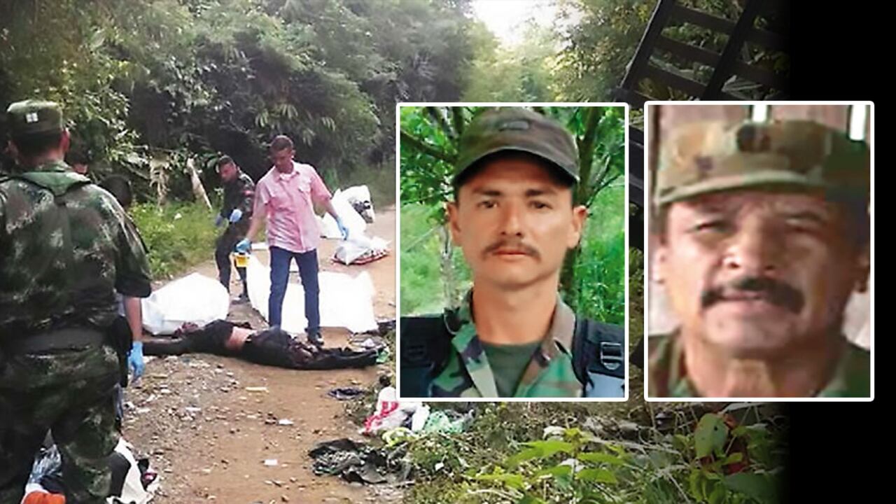 Alias Manteco del frente 58 de las Farc y Luis Úsuga Restrepo, alias Isaías Trujillo, jefe del bloque Iván Ríos, cometieron la masacre de policías junto con la banda criminal de Los Úsuga.