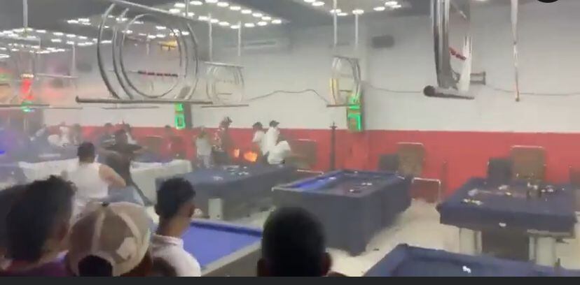 Batalla campal en billar de Barranquilla