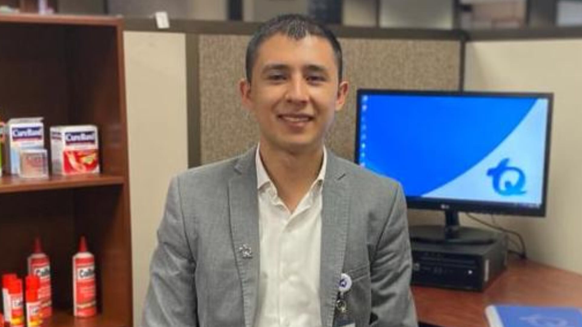 Luis Daniel Díaz, ingeniero de producción junior de Adhinter, una compañía que hace parte del grupo Tecnoquímicas