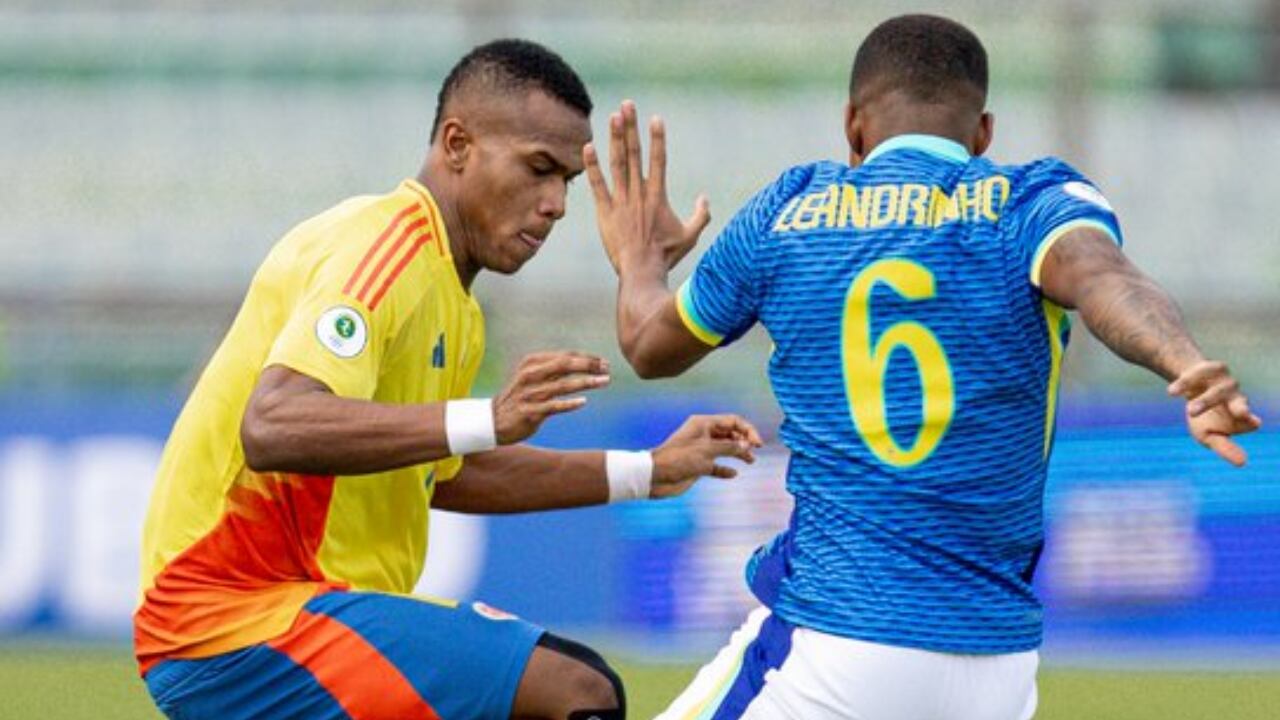 Colombia vs. Brasil en el Sudamericano Sub-20