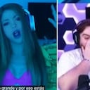 La reacción de Ibai Llanos tras la canción de Shakira junto a Bizarrap 'tirándole' a Piqué.