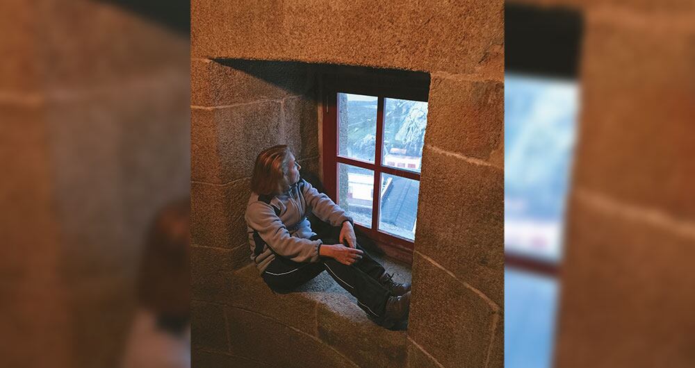 Para la farera del Cabo Vilán, la mar cuando está tranquila es un bálsamo