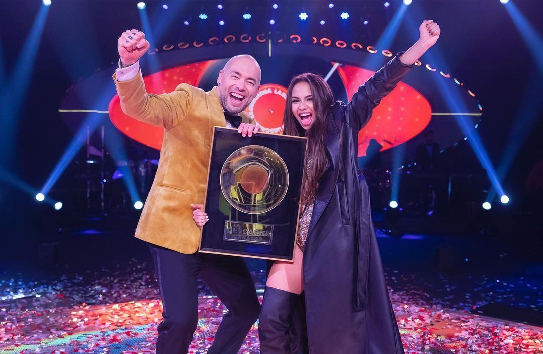 Stefany Zabaleta, del equipo de Santiago Cruz, ganó la primera temporada de 'La descarga'.