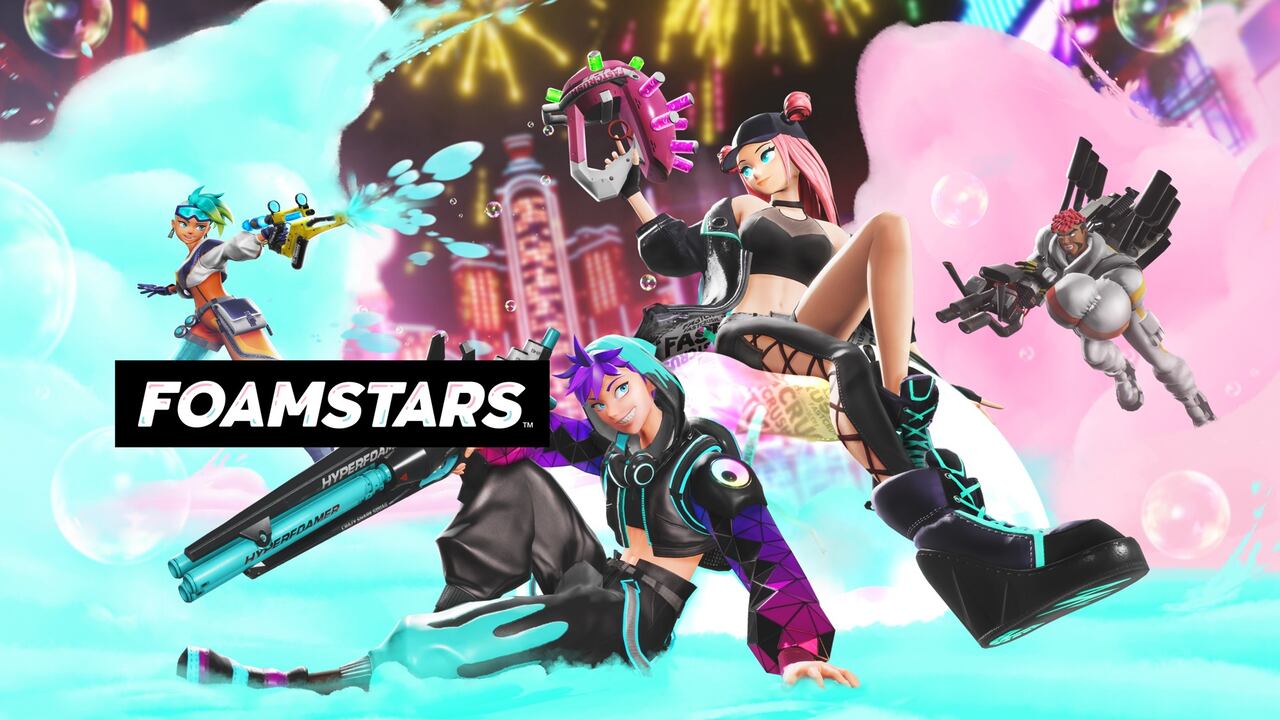 Foamstars es un colorido juego competitivo de disparos por equipos.